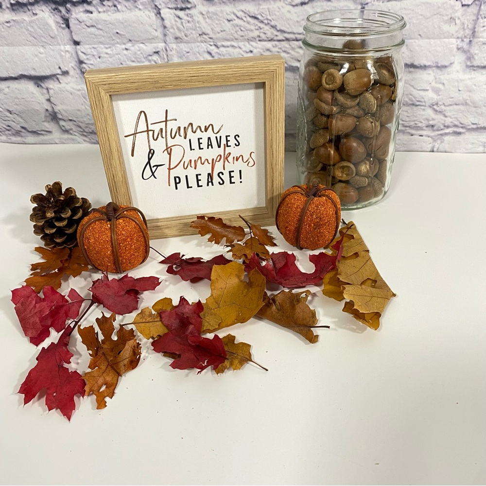 Autumn Decor Lot Glass Jar NOT Included - Picture 3 of 7